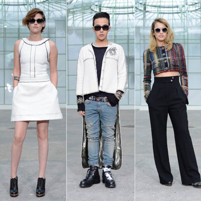 韓國一哥G-Dragon又去巴黎？ Chanel 2015春夏高級訂製服系列服裝秀摺紙花炫麗再開！