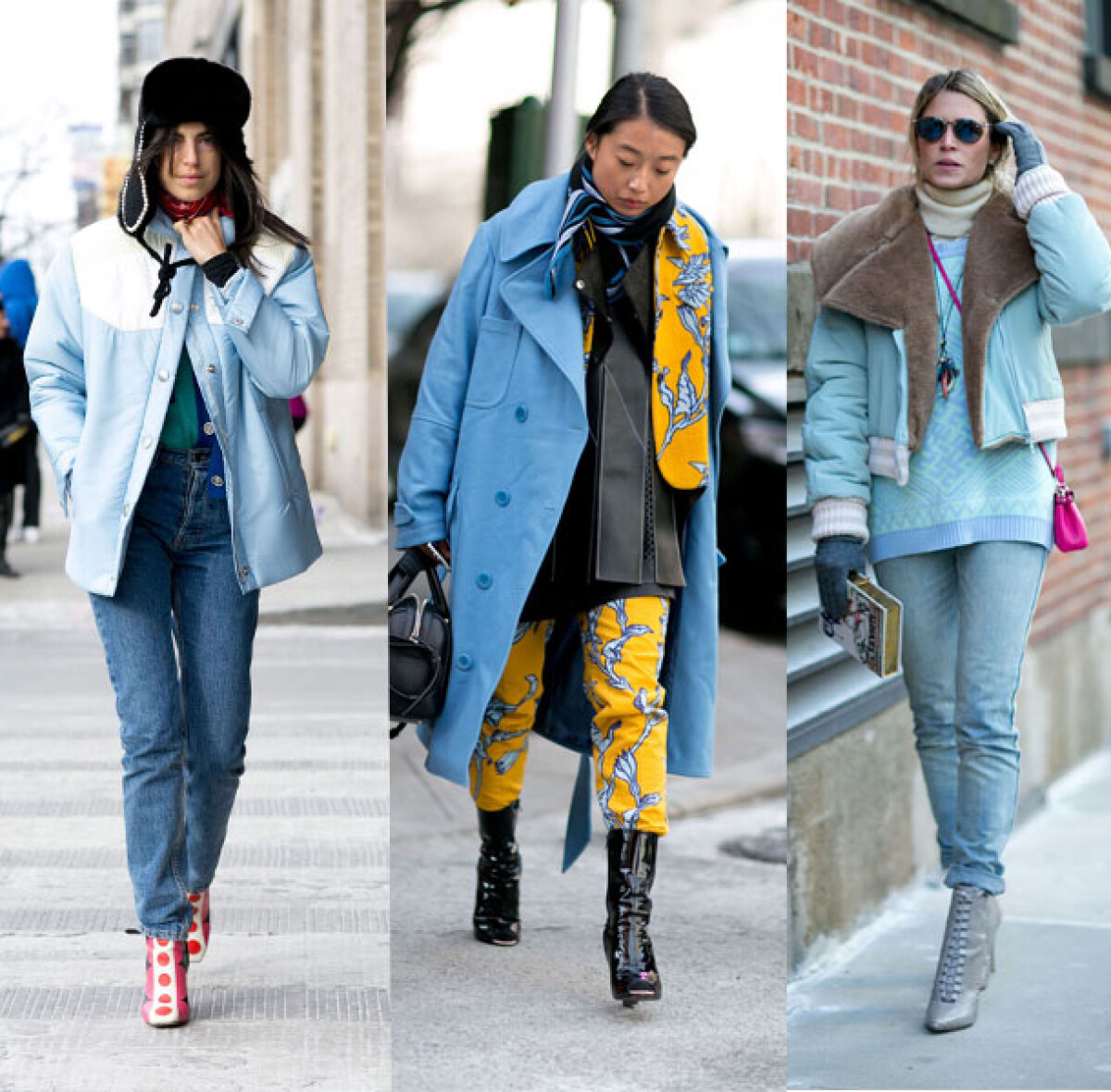 【2015秋冬紐約時裝週】暖藍大衣當道！場外潮人街拍教你怎麼穿