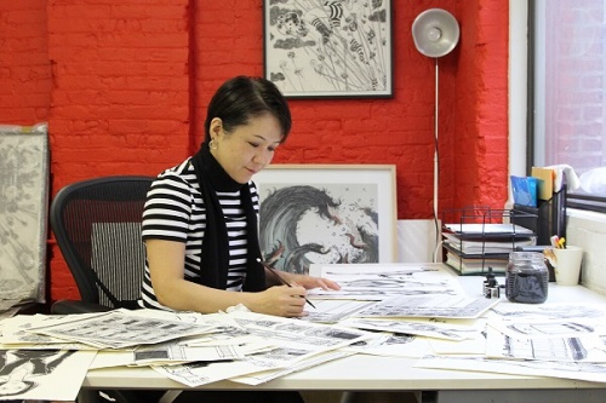 華麗轉身！清水裕子，東京上班族變身紐約插畫大師！