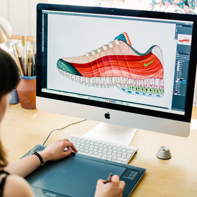 解剖畫藝術家手繪經典鞋款 慶祝Air Max 95誕生二十週年