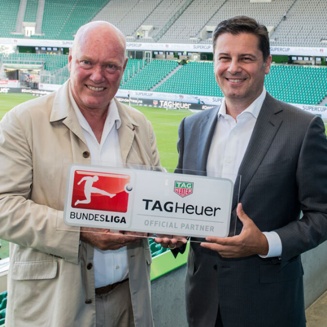 TAG Heuer與德國足球甲級聯賽合作，成為官方計時器和官方指定腕表