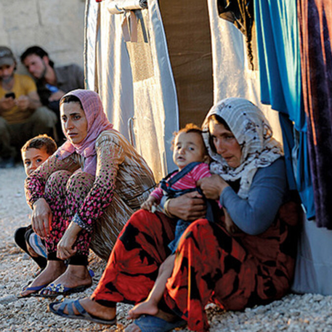 戰火蔓延下的敘利亞女人