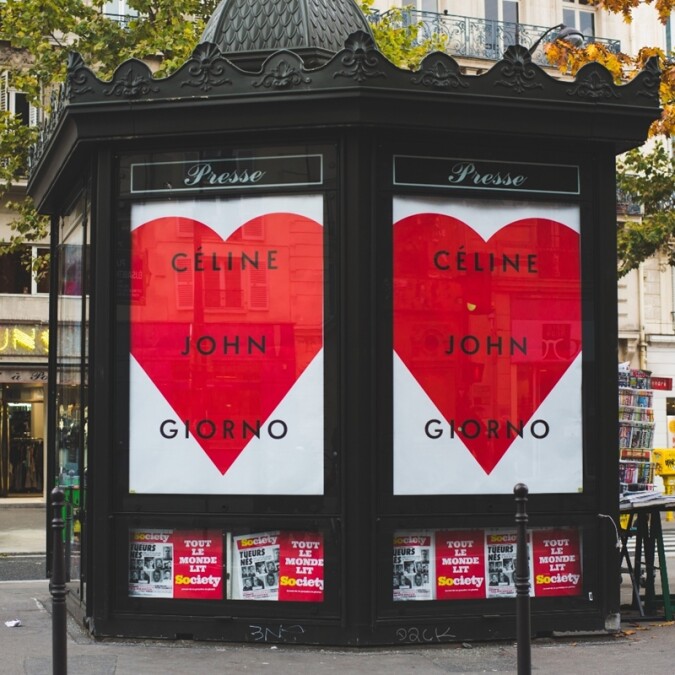 CÉLINE支持瑞士藝術家「Ugo Rondinone：I love John Giorno」展