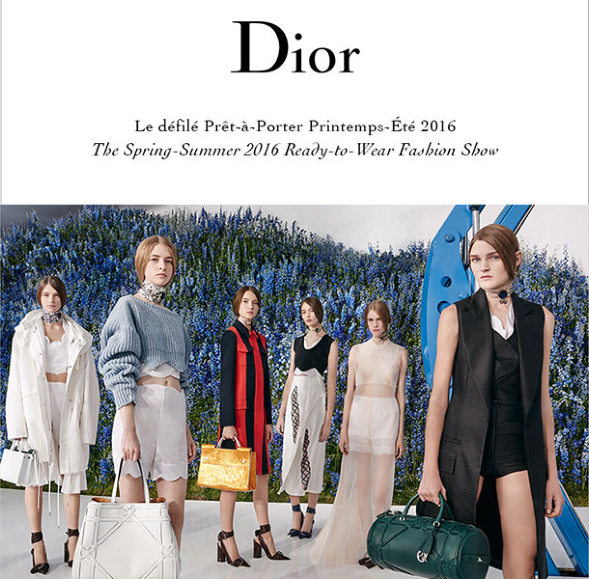 【巴黎時裝週】Dior秀場的造山計畫！40萬株大飛燕草造出一座浪漫紫山丘