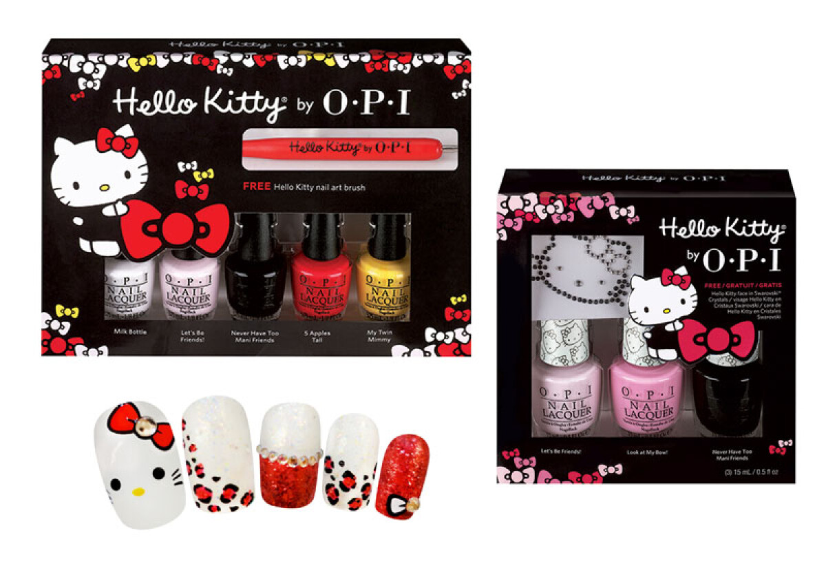 可愛萌主駕到！OPI Hello Kitty聯名限量指彩 繽紛登場