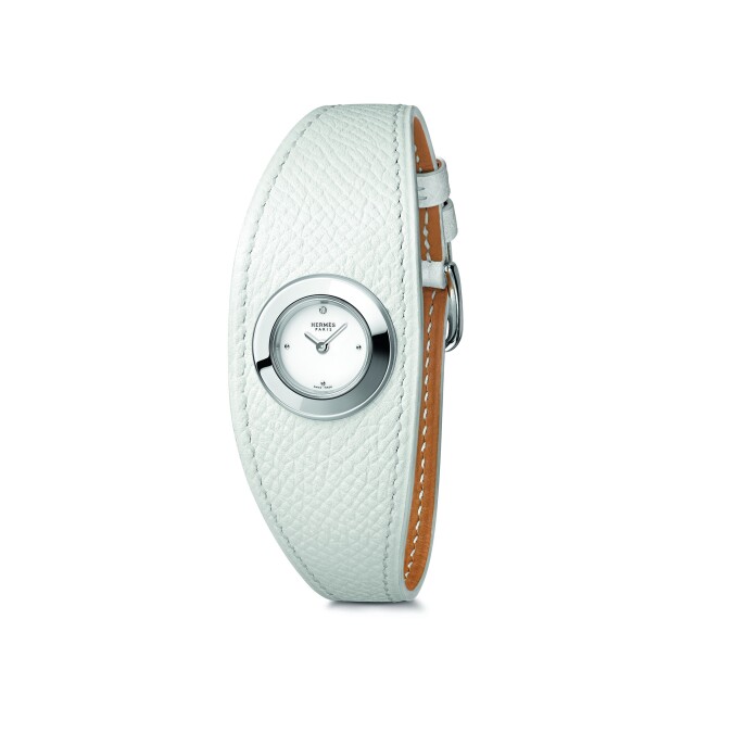 HERMES Faubourg Manchette 手環腕錶，展現精湛皮革工藝