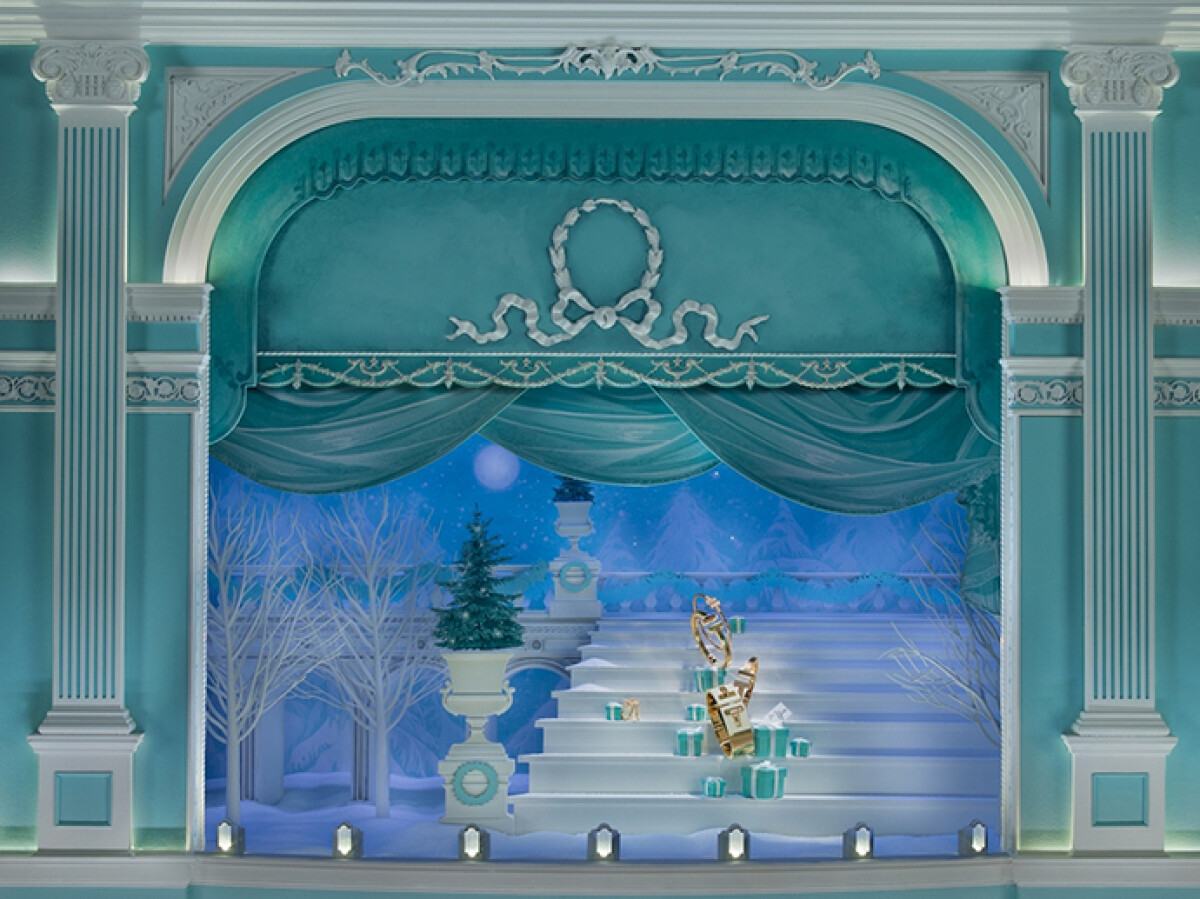 Tiffany & Co. 2015 聖誕櫥窗 打造出洋溢冬日風情的奇幻劇場