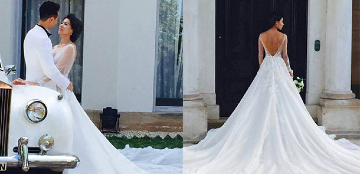 婚紗設計過程直擊！蔡詩芸和台灣設計師品牌WTC聯手打造3米長夢幻婚紗