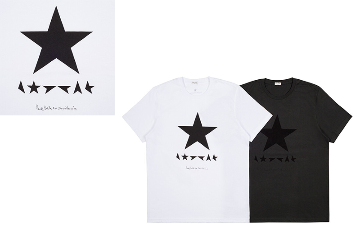 搖滾變色龍大衛鮑伊X Paul Smith推出新專輯Blackstar同名T-shirt