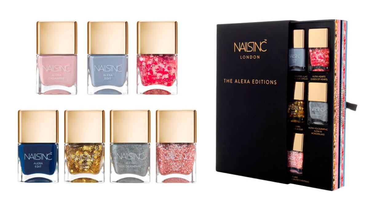 Nails Inc. X Alexa Chung 奢華限定組合 玩味指尖英倫時尚