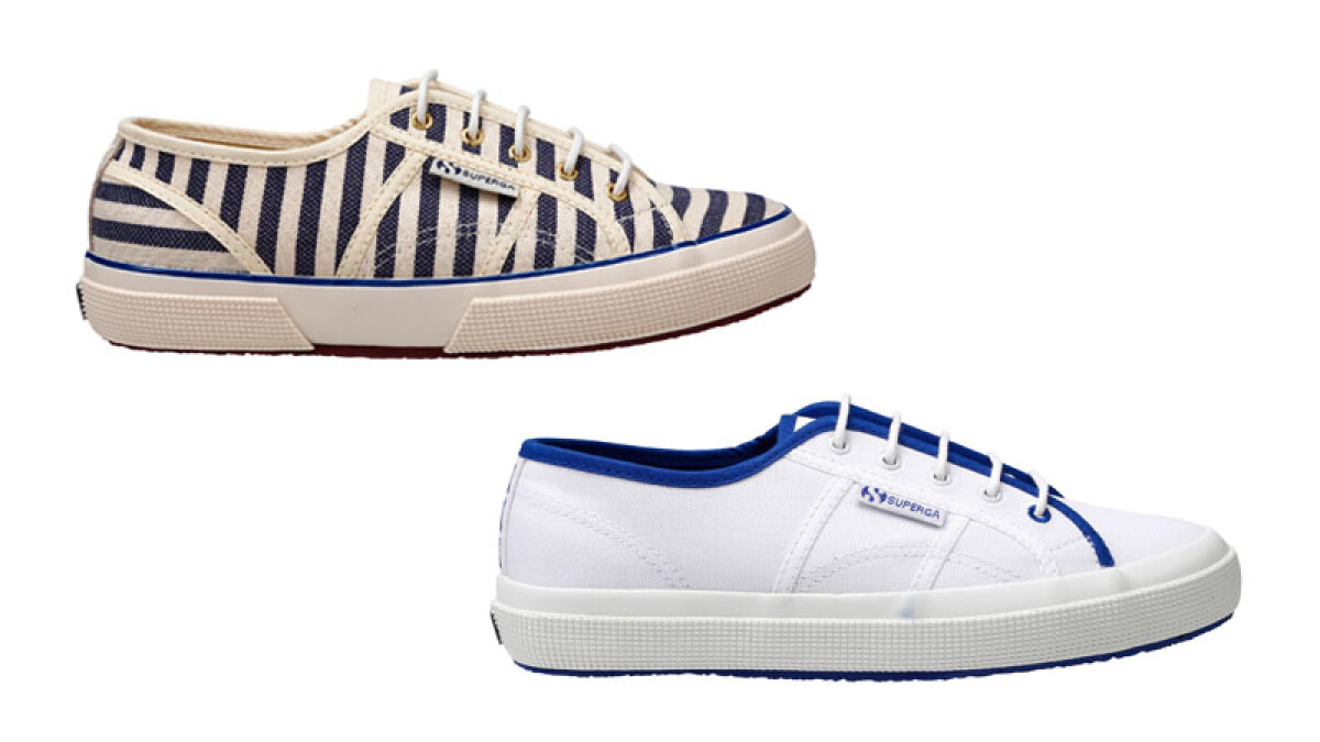 清爽藍白風格Scotch & Soda X Superga推出聯名款帆布鞋