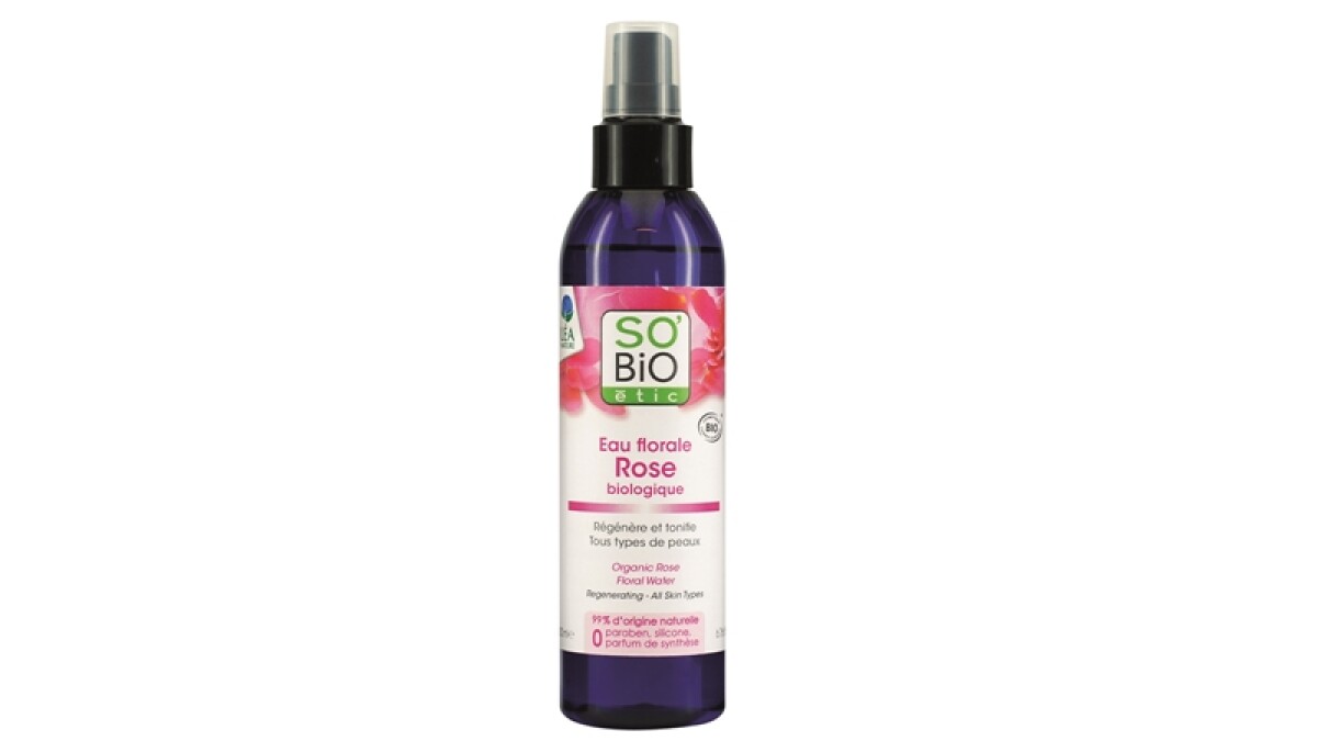 SO'BiO玫瑰賦活花露水，想要擁有粉嫩肌膚就靠他！