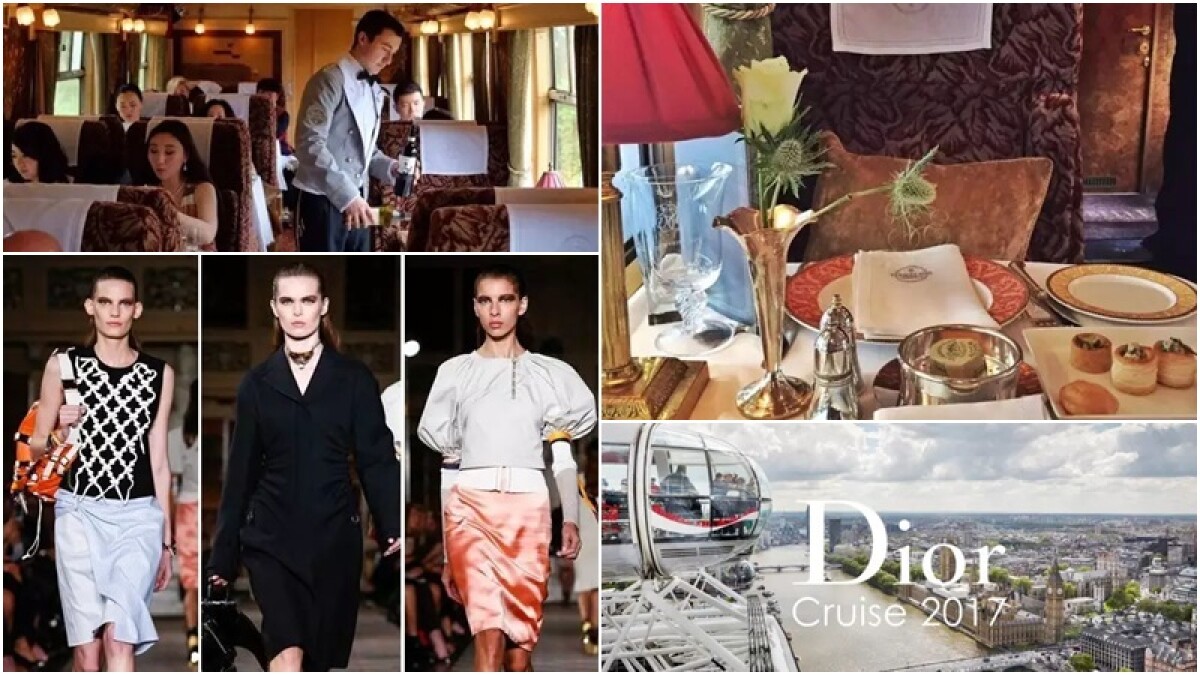 前往英國Dior 2017早春秀場的豪華列車即將啟程 一起出發去度假！