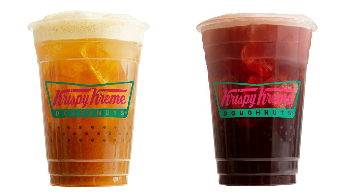 沁涼的酸甜滋味！Krispy Kreme 最新3款蜜香水果冰茶