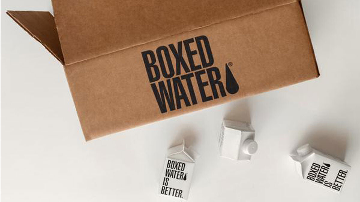 網紅級牛奶盒礦泉水Boxed Water is Better 未飲先上癮！