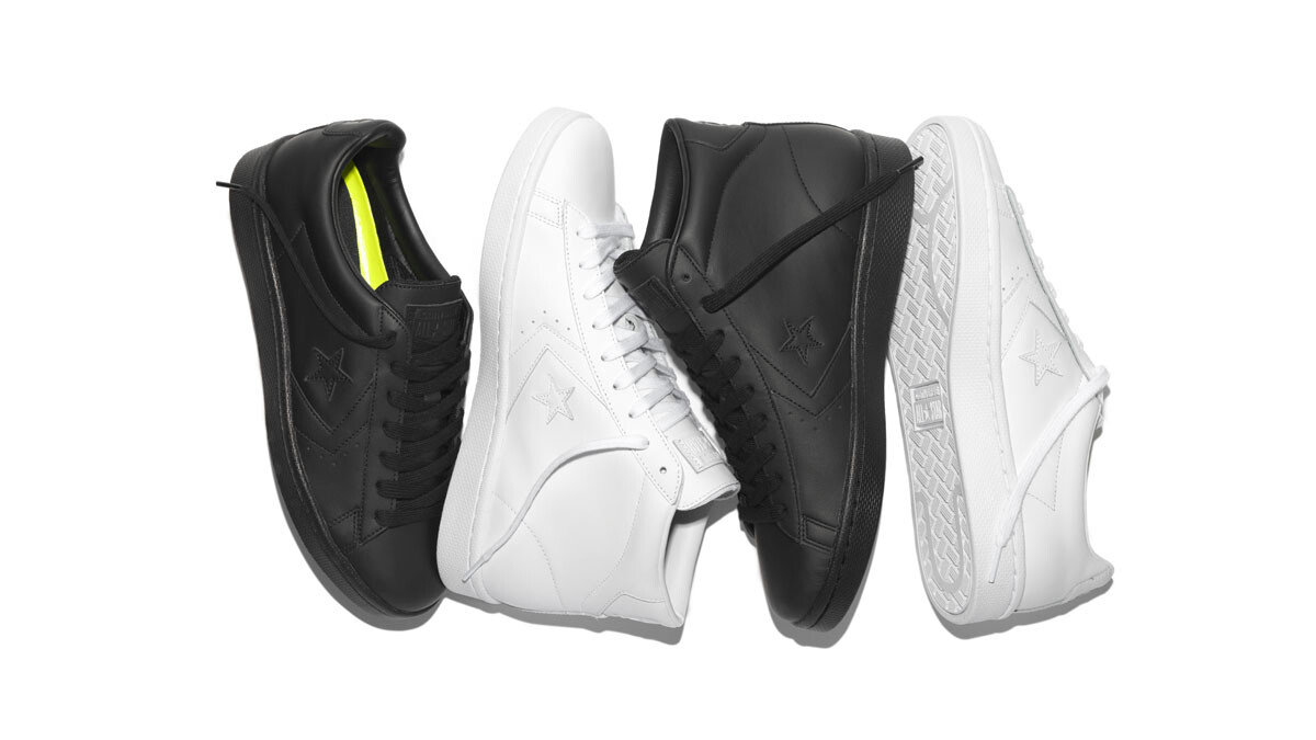 黑白經典球鞋Converse Pro Leather ’76極簡設計再升級