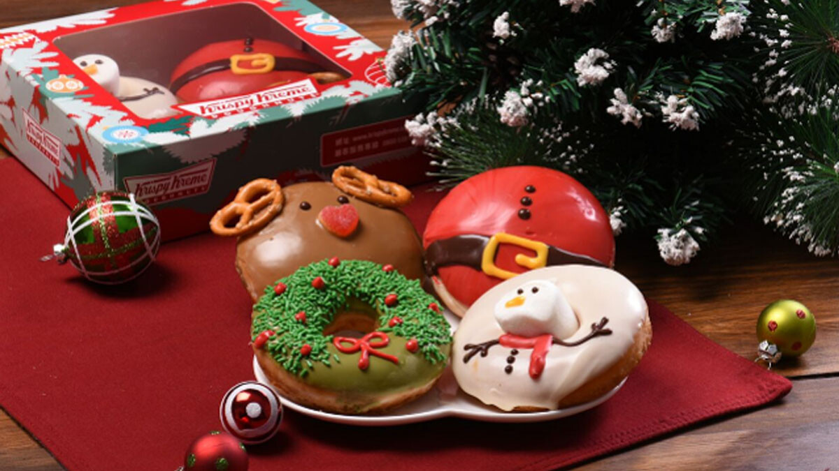 繽紛聖誕季來臨 Krispy Kreme 限定款超萌甜甜圈 暖心上市