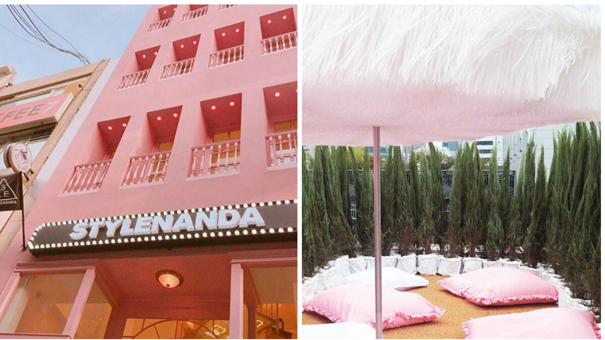 首爾新景點！Stylenanda新店Pink Hotel，實現少女心的彩妝服裝Café