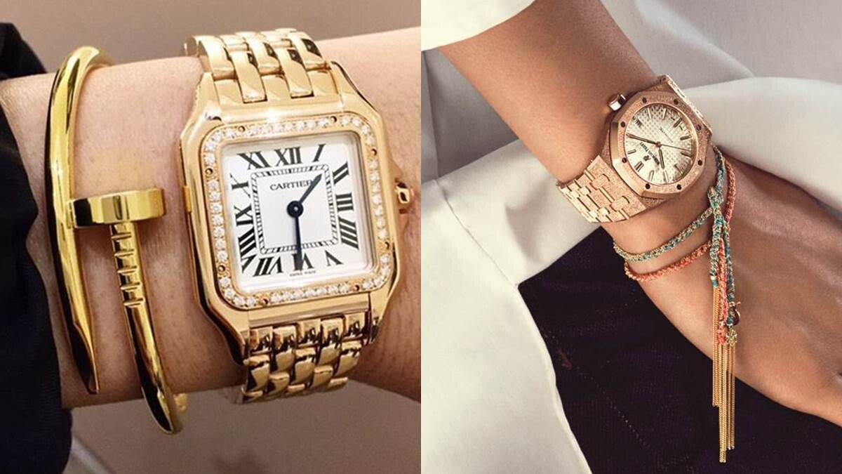 金屬細節讓你的手錶更有個性：Cartier、Audemars Piguet愛彼錶、Van Cleef & Arpels...金屬鍊錶太時髦！