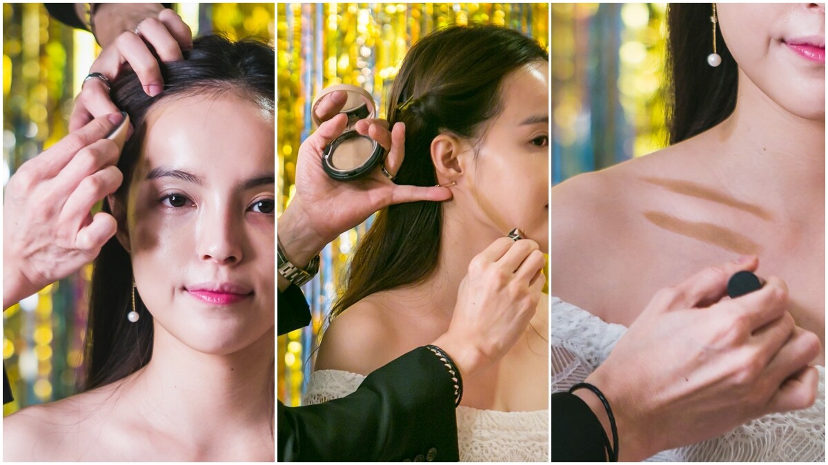 韓星太妍御用彩妝師來教氣墊修容好有說服力，原來韓妞修容細節關鍵在：髮際、脖子、鎖骨