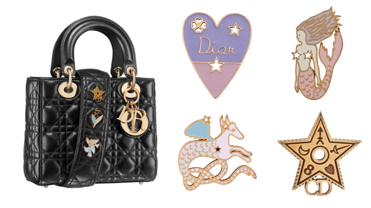 占星迷注意！My Lady Dior Star全新登場，26種奇幻幸運徽章打造專屬包包背帶