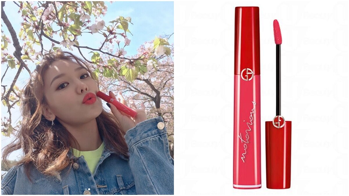 連少女時代秀英都愛的#516玫瑰粉，GIORGIO ARMANI紅管推出Notorious限定6色，台灣6月底上市！