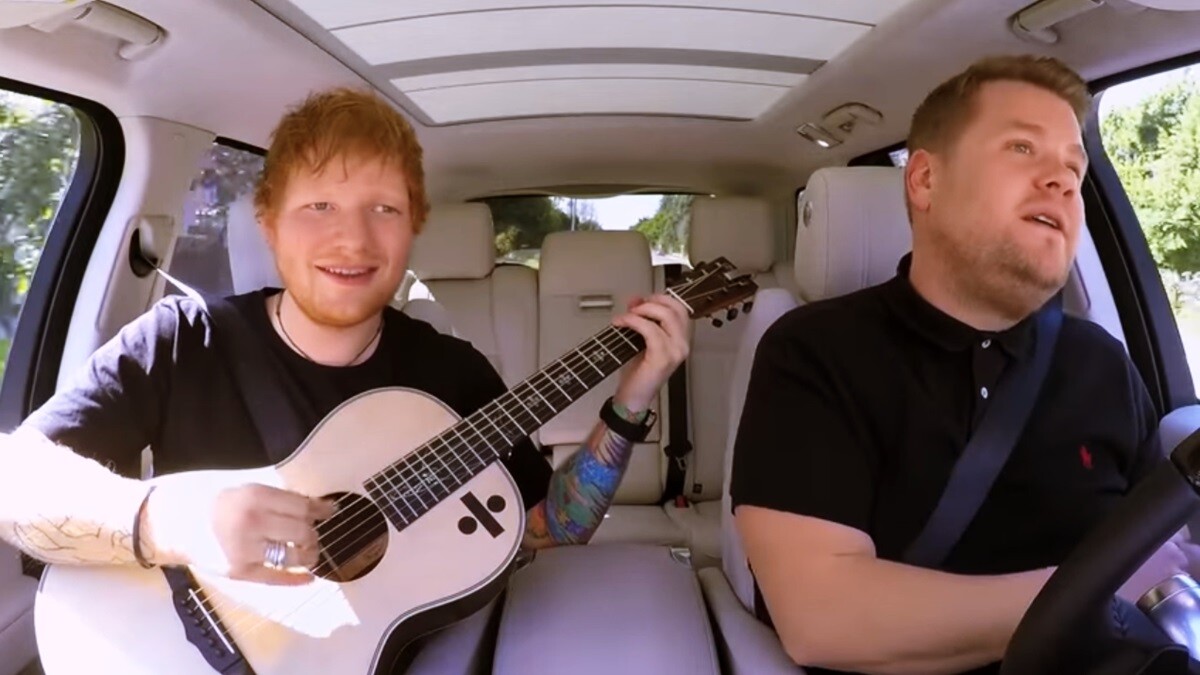 Ed Sheeran紅髮艾德車上卡拉OK來了！搞笑、浪漫連唱專輯金曲超好聽