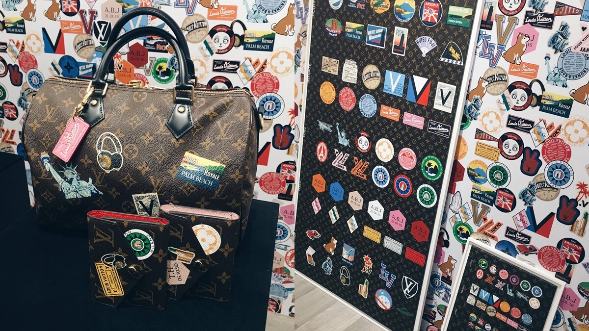 訂製迷們又要生火了！Louis Vuitton推出超可愛旅行貼紙系列包包DIY服務