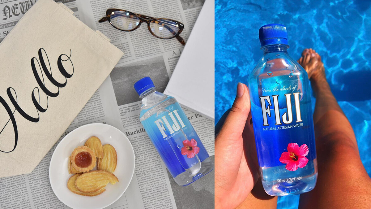 FIJI™ Water換新包裝了~ 招牌方型瓶身更顯流暢時尚感！