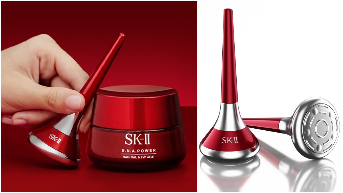 SK-II也有美容儀了！每分鐘7000次微振動，3倍加強滲透力直達肌膚底層，一覺醒來臉小了還變緊緻膨潤