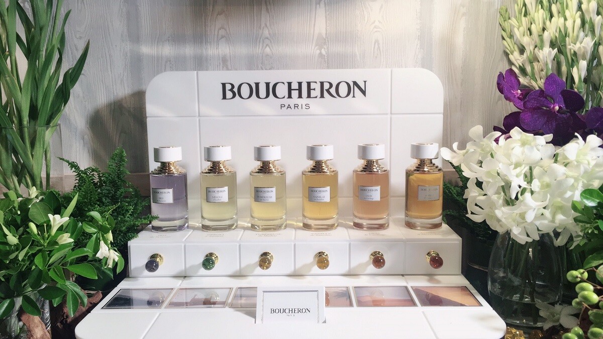 林依晨婚戒品牌伯敻BOUCHERON推出頂級香水，全台只有11支，每一瓶都像寶石一樣神祕精緻