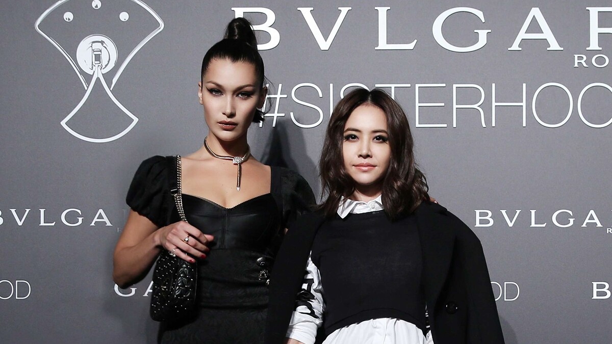 呸姊再搶國際版面！蔡依林&超模Bella Hadid同框BVLGARI北京派對