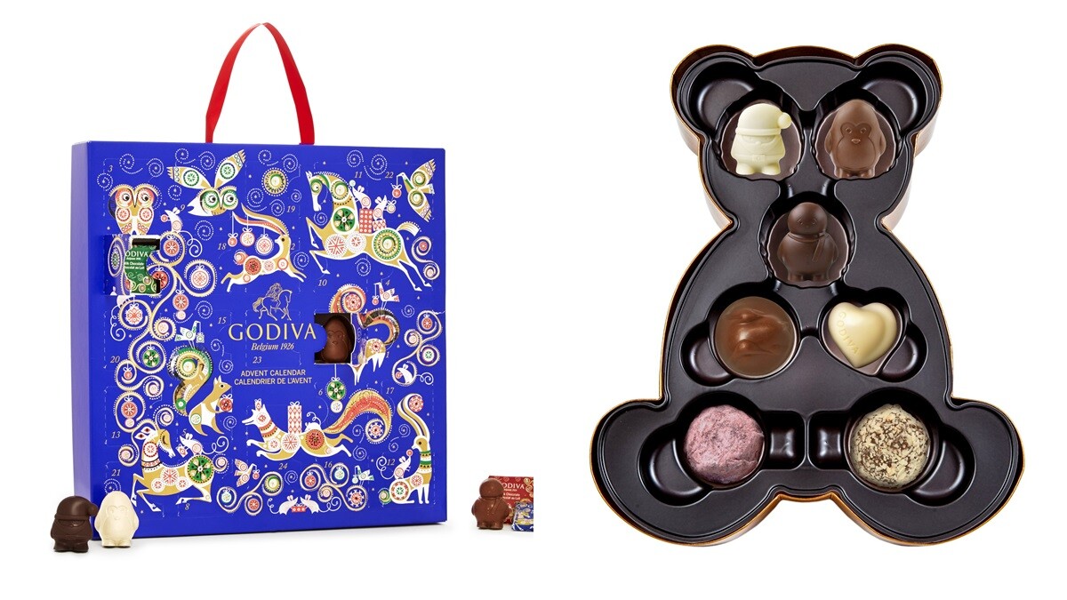 銀色木馬禮盒也超可愛！GODIVA首度推出2017聖誕倒數巧克力日曆、限量包裝禮盒系列