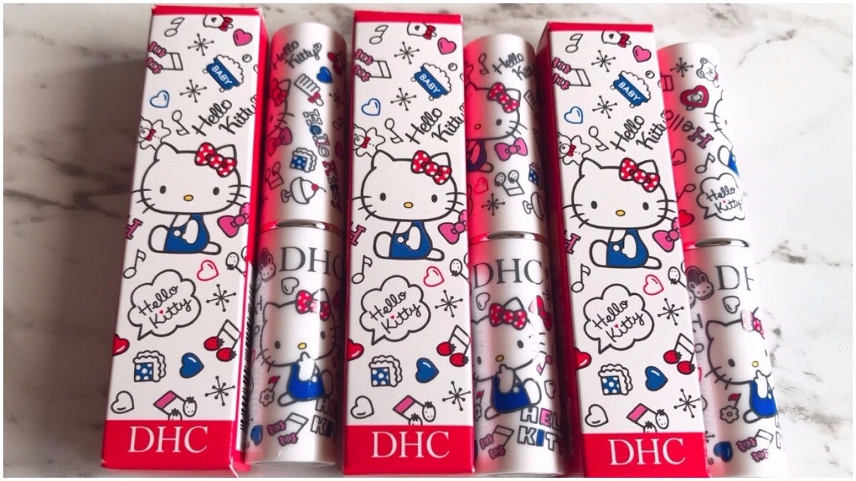 一支護唇膏賣翻日本藥妝店！DHC純欖護唇膏再推Hello Kitty限定版～ 台灣12月起發售，貓迷們準備開搶！ 