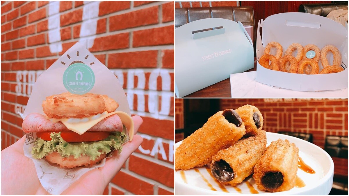粉藍小吉拿圈外帶盒也太可愛！Street Churros推出冬季新品，還有台灣獨家「吉拿漢堡」