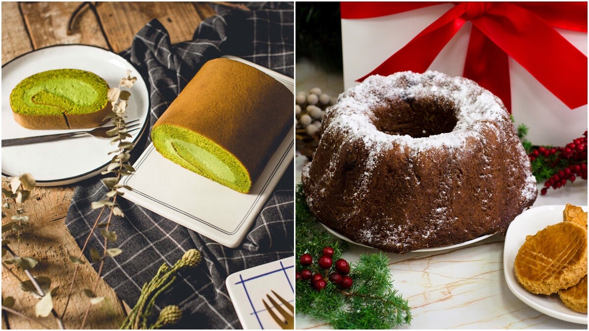 超濃郁的GC法式抹茶蛋糕卷最後一批開賣，還有耶誕節必吃的咕咕洛夫皇冠蛋糕