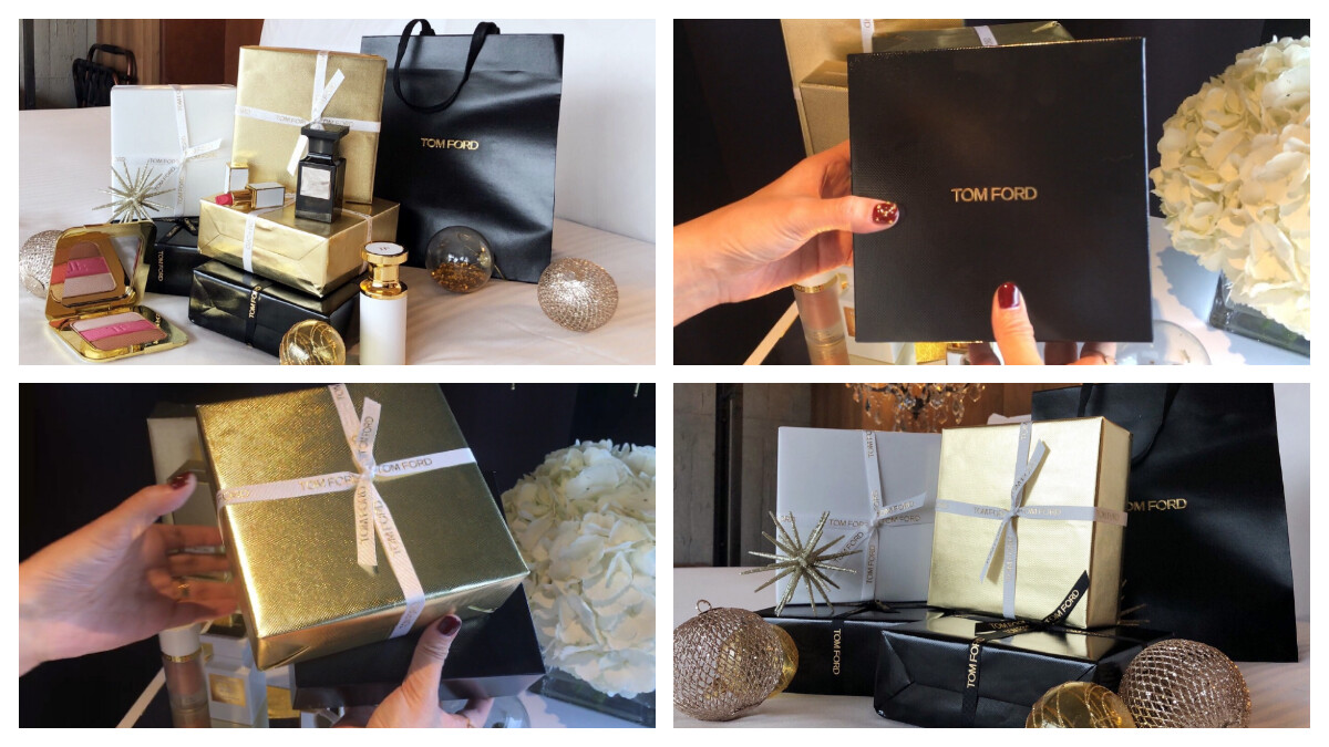包裝紙和緞帶來自義大利 黑、金、白散發著極簡低調奢華感！Tom Ford高級訂製禮盒包裝服務登場！