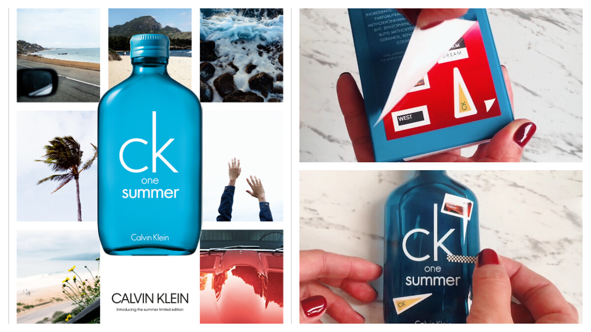 把公路旅行隨性貼上土耳其藍瓶身！ck one summer首度推出打造專屬自己的文青限量淡香水
