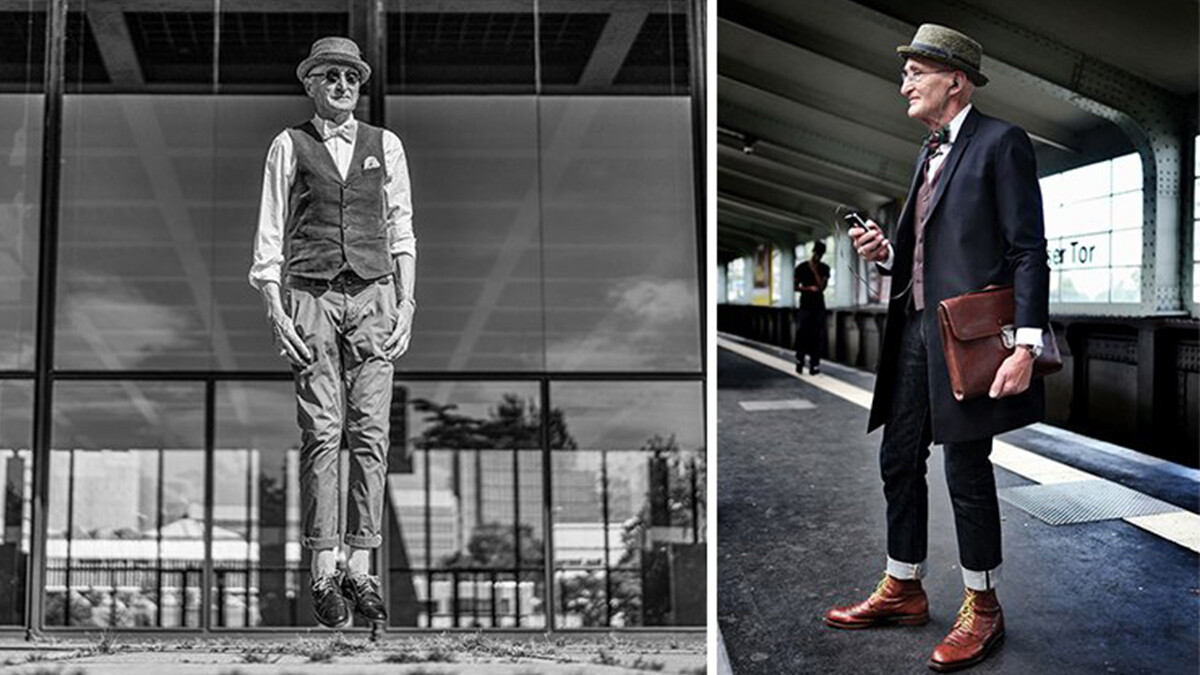 年輕人也要甘拜下風！104歲的德國老爺子輕鬆駕馭時尚給你看！