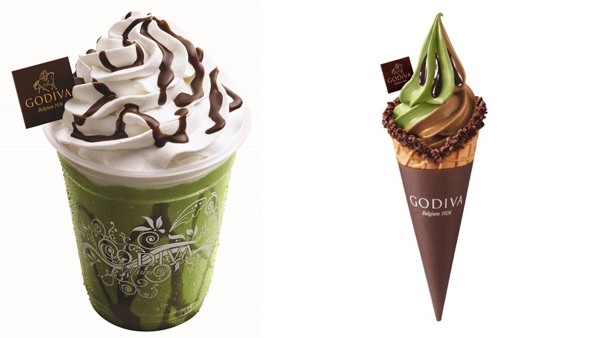 再冷也要來一支！GODIVA最新推出抹茶黑巧克力霜淇淋、抹茶白巧克力凍飲