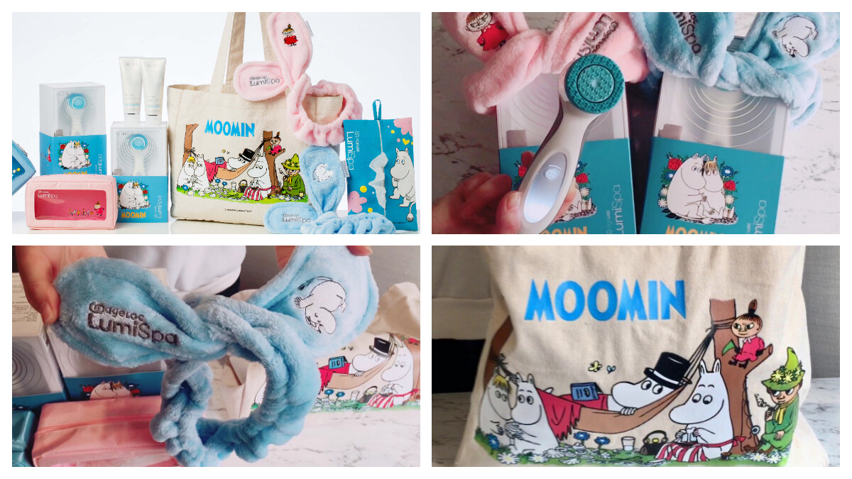 台灣獨賣！LumiSpa跨界嚕嚕米Moomin家族 推出限量套組！完全被療癒到呀～