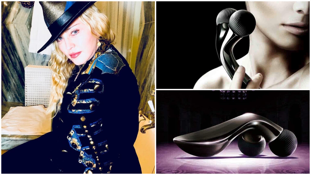 瑪丹娜最新研發黑科技！超霸氣緊膚單品「MDNA SKIN 碳素滾輪美容儀」曝光了！