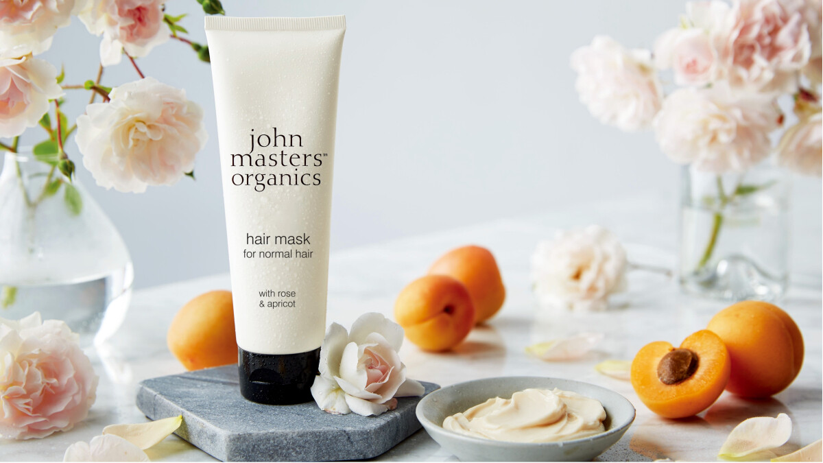 由3600片玫瑰花瓣萃取而成！John Masters Organics玫瑰杏桃修護髮膜頂級誕生