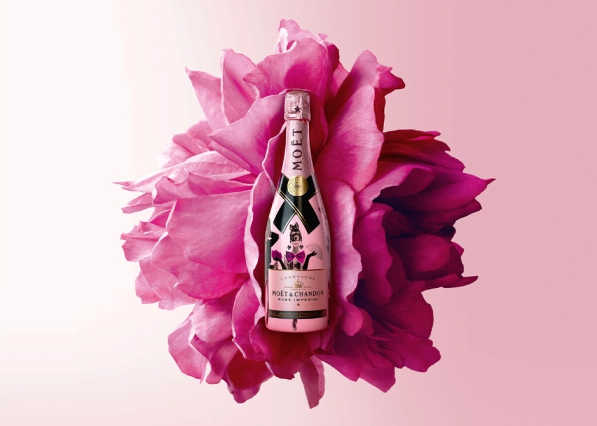 浪漫石英粉+玫瑰+派對盛裝=濃郁果味 酩悅香檳2018年限定版粉紅香檳 為前衛獨特而生