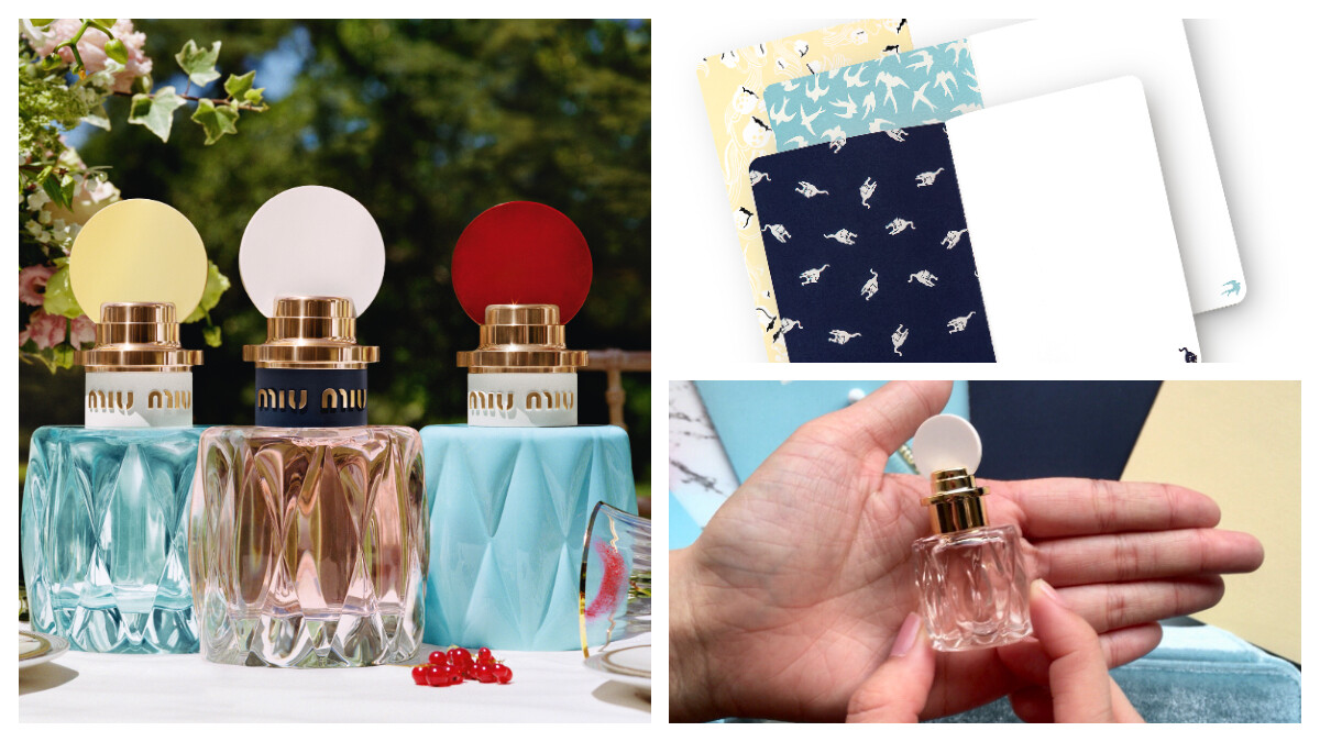 Miu Miu推出2018春季全新香氛禮盒及迷你香水、旅行香氛、春日嬉遊筆記本、天鵝絨珠寶收納盒等週邊超萌小禮！