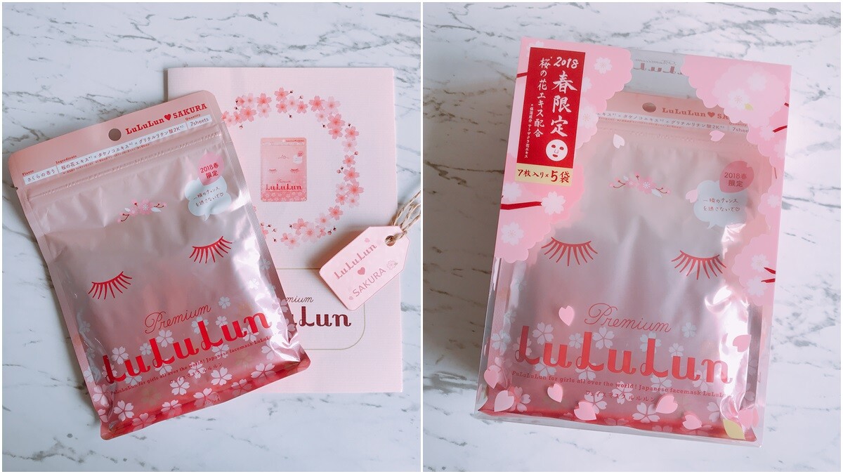 到日本一定要掃貨的面膜也跟上櫻花季！LuLuLun推出春季限定櫻花香氣面膜，連外盒包裝都有超夢幻櫻花圖案
