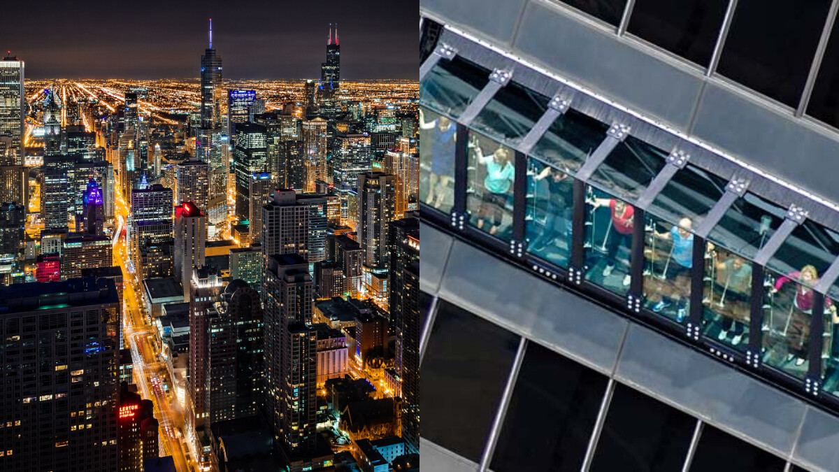  這樣刺激你敢玩？芝加哥94樓觀景台，30度傾斜窗戶以不同視角看世界