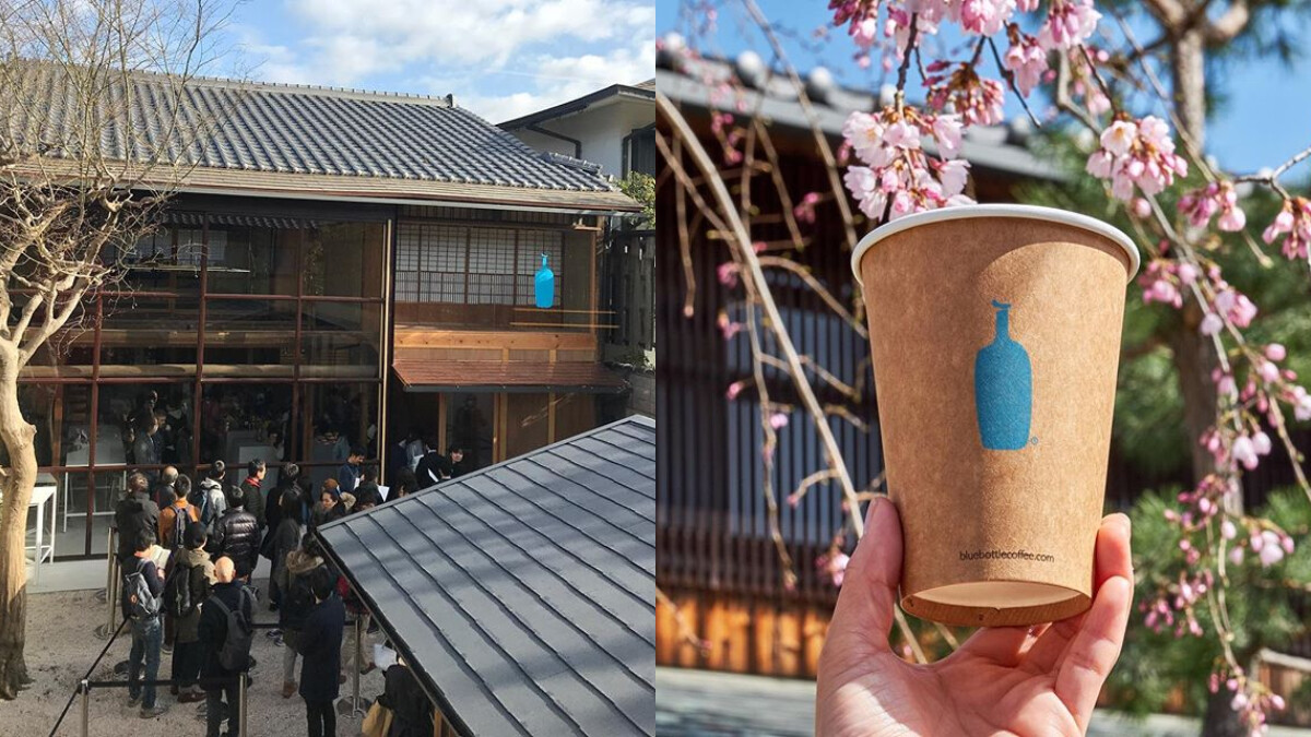 文青迷注意！日本「藍瓶咖啡」京都新店，兩層樓百年老屋，春暖花開迎來咖啡香~