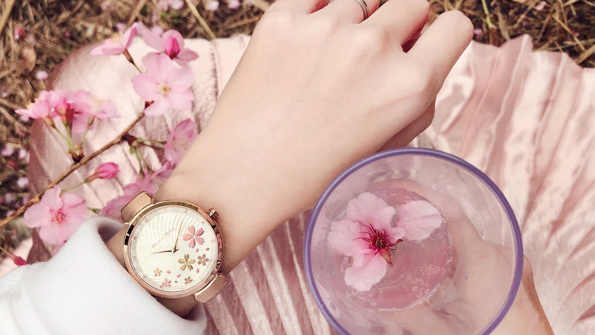 將絢爛夢幻的櫻花永遠留住，美成這樣的手錶，簡直讓人少女心大噴發！