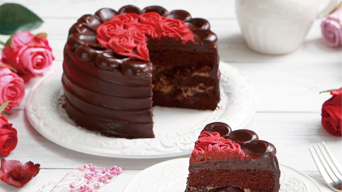 巧克力控請注意~Black As Chocolate 新推出玫瑰夫人櫻桃蛋糕~攻佔妳和媽媽的味蕾